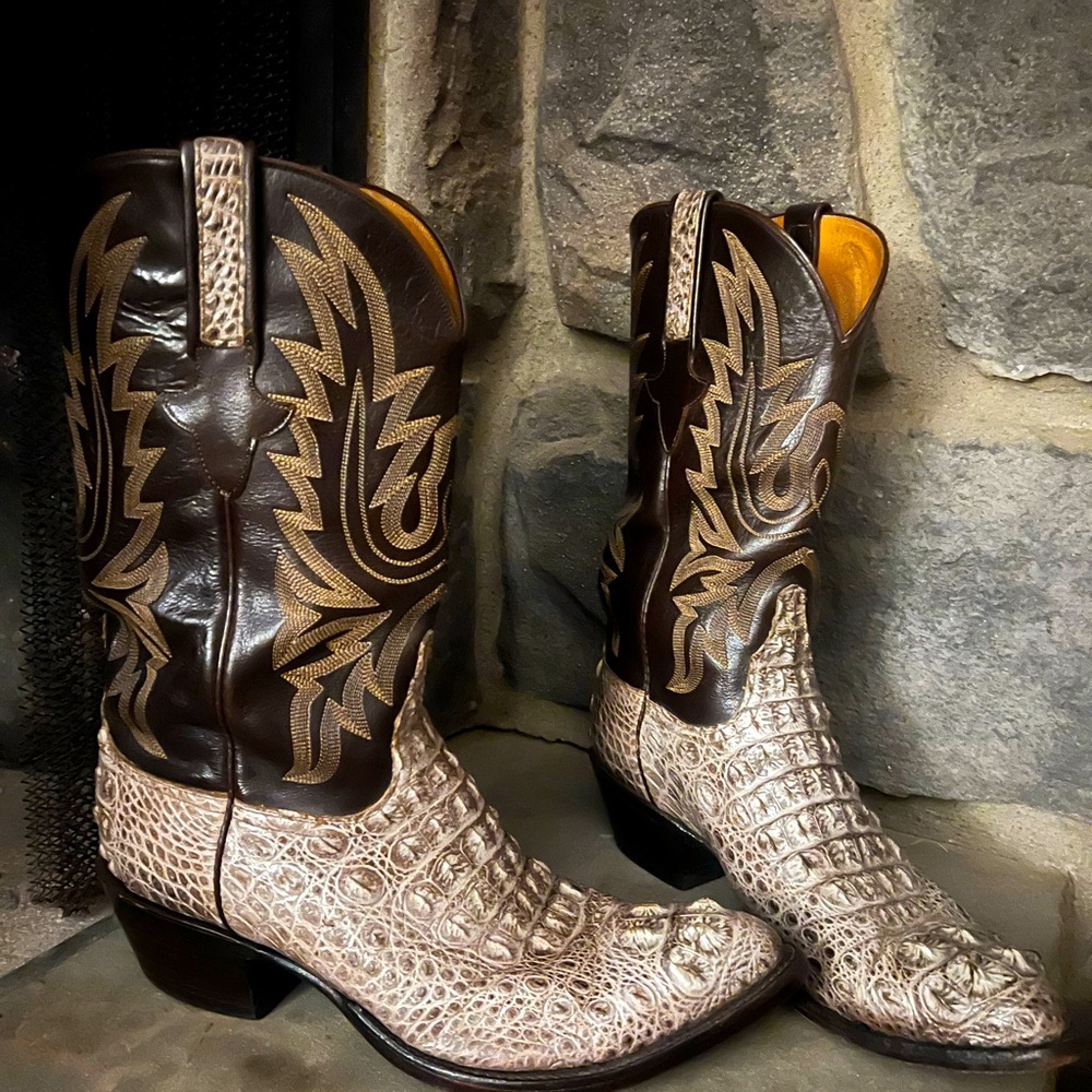 Lucchese classic natural Nile crocodile 9.5EE